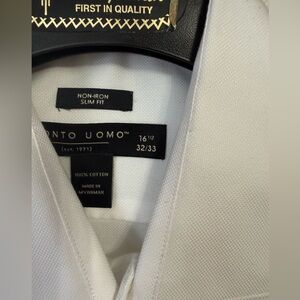 Pronto Uomo Classic White Cotton Shirt